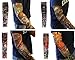 ieasysexy 20pc Fake Temporary Tattoo Sleeves Body Art Arm Stockings Accessories - Designs Tribal, Dragon, Skull, and Etc.
