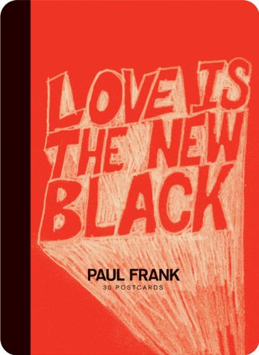 Love Is the New Black Paul Frank Postcard Book