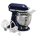 Kitchen & Housewares : KitchenAid KSM150PSBU Artisan Series 5-Quart Mixer, Cobalt Blue