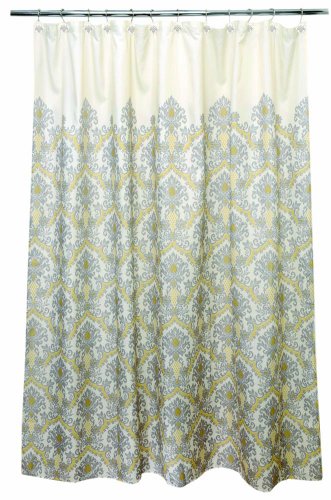 Waverly Bedazzled 100-Percent Polyester Curtain Grey