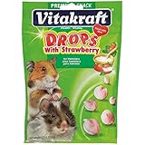 Vitakraft Hamster Strawberry Drops Treat, 5.3 Ounce Pouch