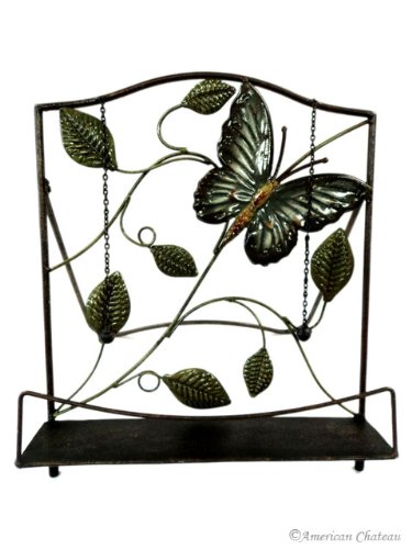 Chic Metal Butterfly Recipe Book Stand / Holder