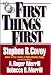 Books : First Things First