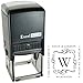 Custom Self Inking Address Stamp with Monogram - Style 186