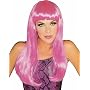 Pink Long Glamour Wig
