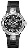GUESS Status In-the-Round Watch - Black Polyca