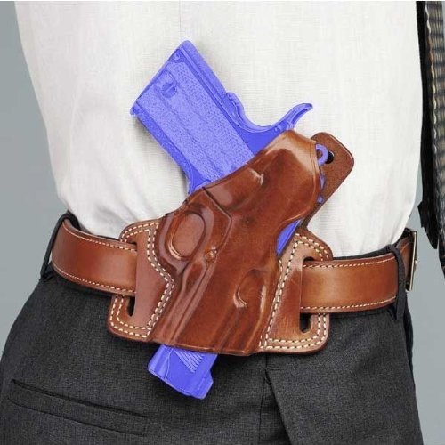 Galco Silhouette High Ride Holster for Glock 17, 22, 31 (Black, Right-hand)