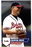 2011 Topps Major League Baseball Sticker #145 Chipper Jones Atlanta Braves In Protective TopLoad Holder!
