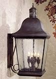 Minka Lavery 8553-57 glen allen Lantern Roman Bronze 12W x 26-1/4H x 15-1/2Ext.
