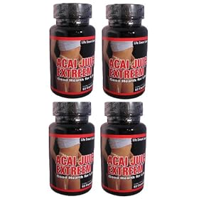 ACAI Juice Extreem -240 CAPSULES 100% PURE, 4 times MORE potent for each MG ACAI Berry Natural Nutrition, Energy and also used for Weight Loss Detox Diet 4 Bottles, 4 Months , 1200 Mg ACAI Juice Extreem -240 CAPSULES 100% PURE, 4 times MORE potent for each MG ACAI Berry Natural Nutrition, Energy and also used for Weight Loss Detox Diet 4 Bottles, 4 Months , 1200 Mg