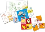 Vilac - 2205 - Jouet Premier Age - Loto Babar & Badou en Coffret Bois - 36 Pièces