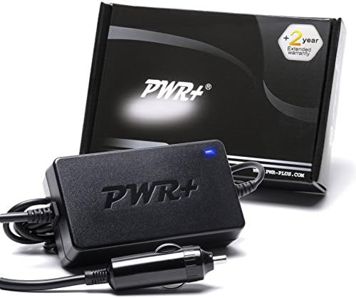 Pwr+ 90W Laptop Car Charger for Dell XPS 14, 15, 17: M140, L401x, L421x, L501x, L511x, L521x, L702x; Xps14-1864slv, Xps14-1909slv, Xps15-4737slv DC Adapter Power Supply Cord (Check Connector Photo)
