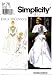Simplicity 8176 Sewing Pattern Jessica McClintock Bridal Gowns Dress Size 4 - 8 - Bust 29 1/2 - 31 1/2