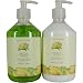 Mango & Lime Asquith Somerset Tropical Fruits Anti-bacterial Liquid Soap and Hand Lotion Combo in Pump Dispenser 500 Ml 17 Fl Oz