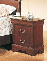 Hot Sale Coaster Louis Philippe Style Night Stand, Cherry Finish