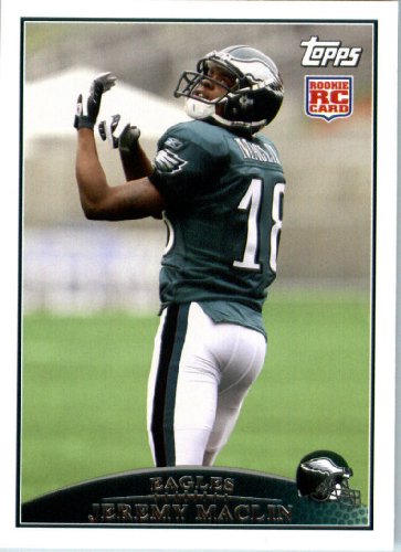 2009 Topps NFL Football ROOKIE Card # 380 Jeremy Maclin Philadelphia Eagles (RC) - Mint Condition & Shipped In A Protective Screwdown Display Case!