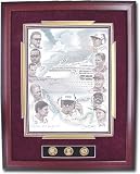'Cruise 2000' Print in Ramin Mahogany Frame