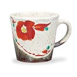 マグカップ　椿　フルタテルミ 【九谷焼】