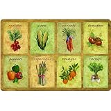 Apache Mills 60-122-0120-22X34 Veggie Panels Kitchen Mat, 22-Inch by 34-Inch