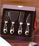 4 Pc. Stainless Steel Cheese Knife Set By Steel Function