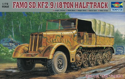 Trumpeter 07203 - Sd.Kfz. 9 Famo 18 ton Zugkraftwagen