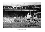 It's All Over - Black and white print of Hurst's final goal, signed by Sir Geoff Hurst