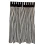 Tadpoles Damask Set of 2 Tab Top Curtain Panels, Black/White
