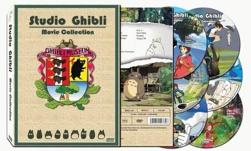 Deluxe Studio Ghibli Movie Collection; Slip Cover, 6 Discs, 17 Movies All With English &amp; Japanese Language Tracks, Optional on/off English Subtitles by Deluxe Studio