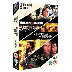 Epic Action Triple (Kingdom Of Heaven, Tristan & Isolde, Braveheart) [DVD]