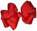 Baby : Large GrosGrain Tied Hairbow ~ Red