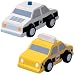 City Taxi and Police Car