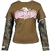 Chase Authentics Dale Earnhardt Ladies Long Sleeve Layered Tee