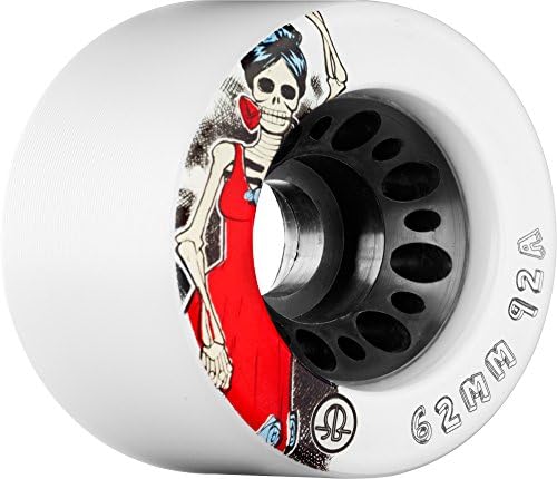 Rollerbones Day of the Dead 92A Speed/Derby Wheels with a Nylon Core (Set of 4)