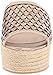 Nine West Women's Ertha Metallic Wedge Sandal