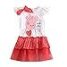 Coralup Little Girls Cotton Casual Dress(18M-6Y)