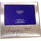 Happy 70th Birthday! Photo Frame Gift 5 x 3.5