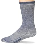  : Wigwam Men's Merino Wool Comfort Hiker Crew Length Sock, Denim, Large