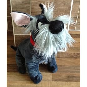 The Scottish Terrier Jock from Lady and the Tramp character soft toy 32cm