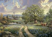 Schmidt Spiele 58461 - Thomas Kinkade, Country Living, 1.000 Teile