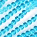 8mm Round Aquamarine Gemstone Beads