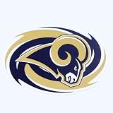 ST LOUIS RAMS NFL Car Sport Magnet Bright Colors Big New 12"
