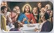 Religious Magnet - The Last Supper - 1and 3/4"x2and3/4" - A Cromo NB (Milano, Italy) protected by a mylar film