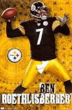 (22x34) Pittsburgh Steelers Ben Roethlisberger Sports Poster Print Sports Poster Print, 22x34