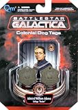 Official Battlestar Galactica Admiral William Adama (Husker) Dog Tags