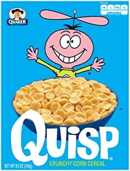 Quaker Quisp Cereal, 8.5-Ounce Boxes (Pack of 6)
