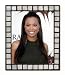 AISHA TYLER #1 - COLOUR Movie Photo - Luxury Framed 25x20cm Photograph (Colour choice of Four Section Mirror and Black Glass Frame or Real Capiz Shell Frame)