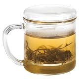 Glass Infuser Mug with Lid