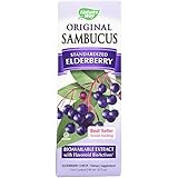 Nature's Way Sambucus Black Elderberry Original  Syrup, 8 Ounce
