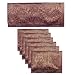 Placemat Set In Brocades, Table Runner 32x13 inches, Mat 13x19 inches (btm012)