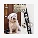 PoochieBells Classic Dog Potty Training Doorbell in Bad to the Bone Black and White Wording